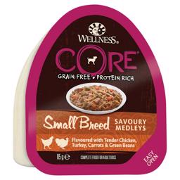 Wellness Core Salta Medleys Kyckling & Kalkon 85g